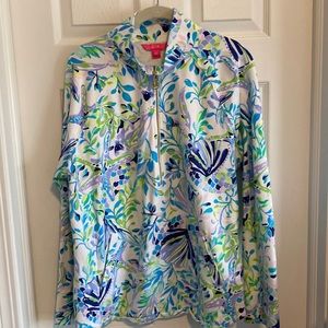 Like new zip up athletic wear top